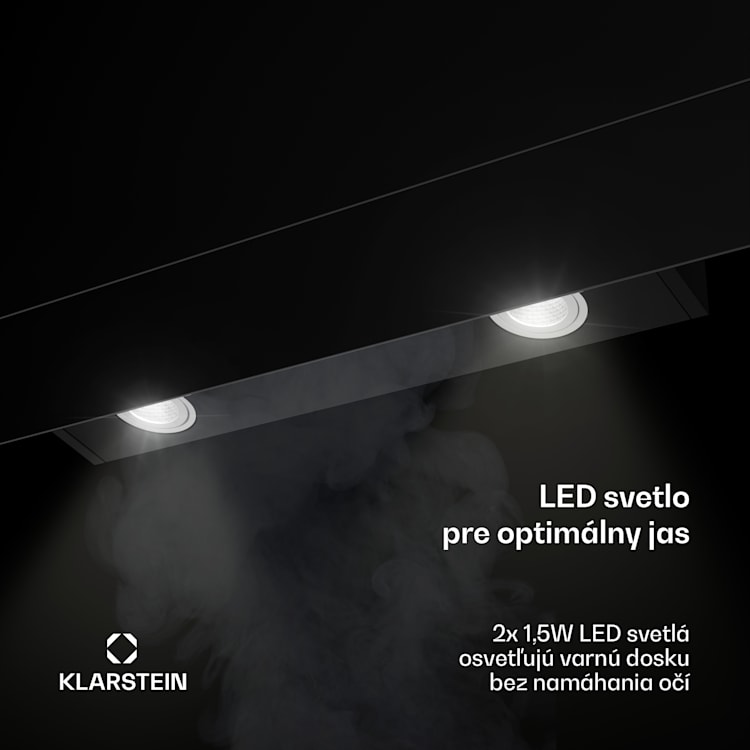 Aurica 60, digestor, 60 cm, nástenný, 610 m³/h, LED, dotykové ovládanie, sklo, čierny 