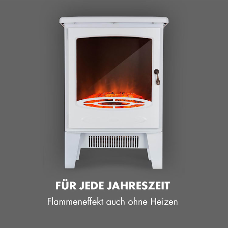 Meran Cheminée électrique 950/1850W chauffage 2 intensités style fonte  
