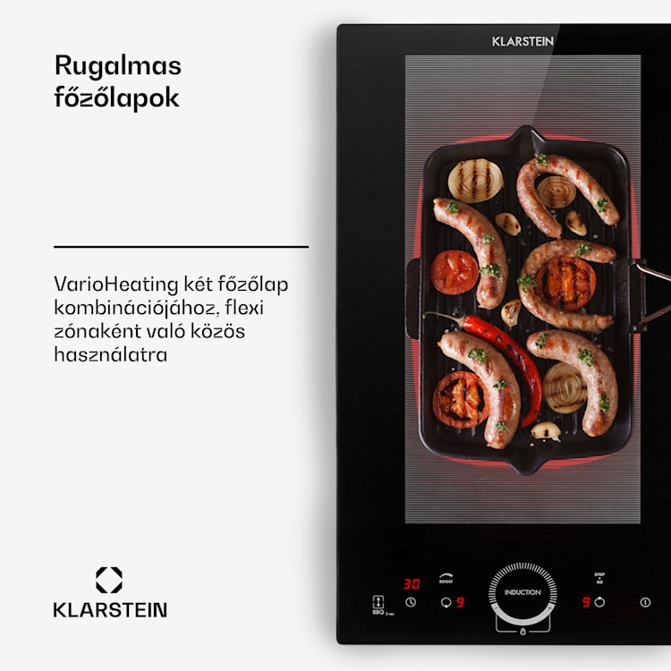 Delicatessa Slim, indukciós főzőlap, 3500 W, időzítő, fekete 