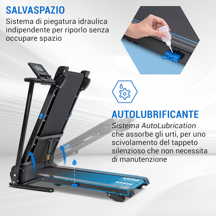 Pacemaker F60 Tapis Roulant 1 PS Autolubrificante Bluetooth 