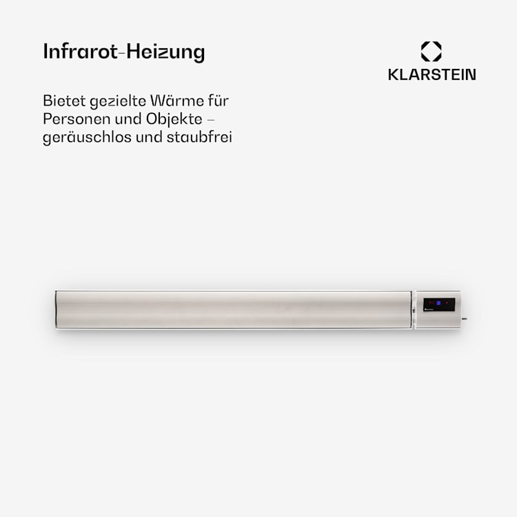Chauffage par infrarouge Cosmic Beam Plus 2400 W IP 44 télécommande 2400 W | Non | Blanc