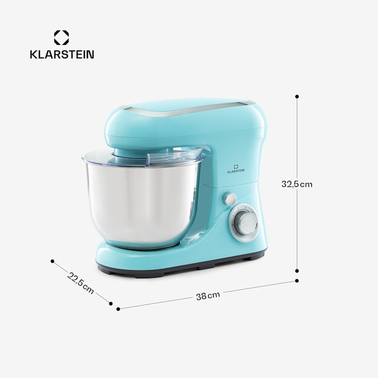 Bella Pico 2G Food Processor 1200W 1.6hp 6 Steps 5 Litres Aqua