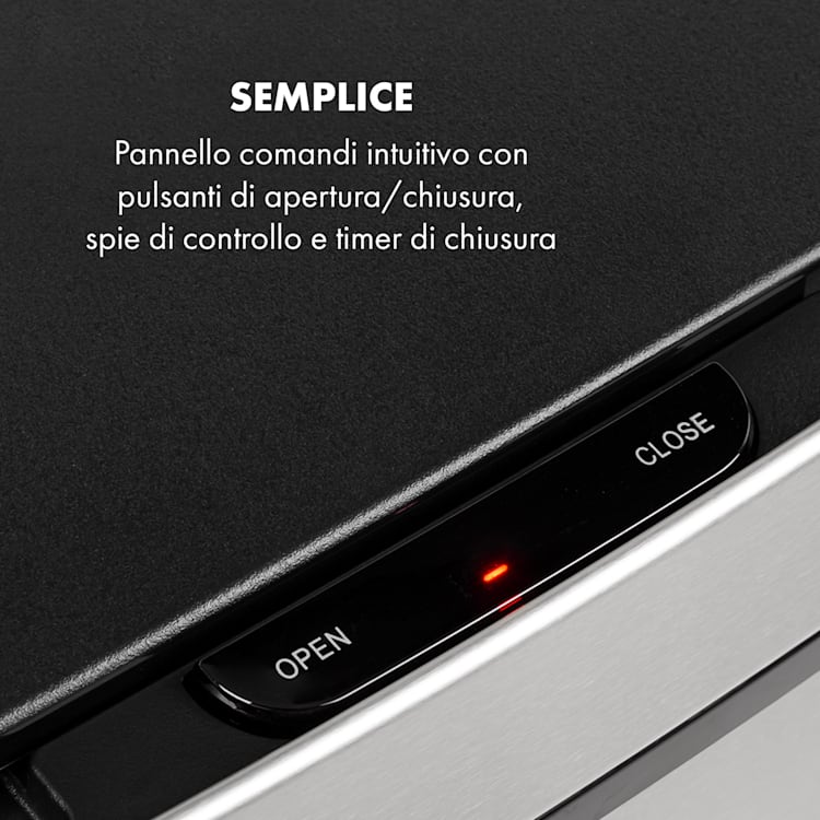 Touchless raccoglitore di rifiuti sensore 72L 4 contenitori ABS / PP / acciaio inox Argento metallizzato