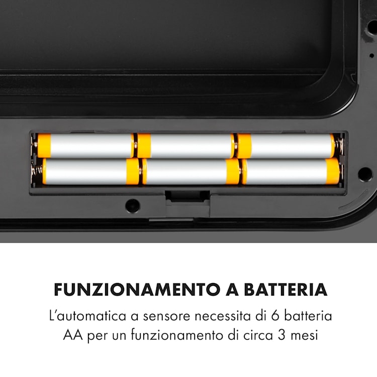 Touchless raccoglitore di rifiuti sensore 72L 4 contenitori ABS / PP / acciaio inox Argento metallizzato