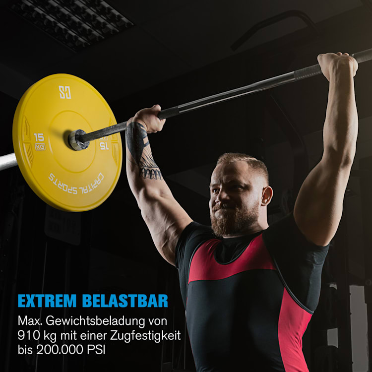 IWF Men Olympic Weightlifting-Langhantel 50mm Sleeve 910kg Stahl IWF Men