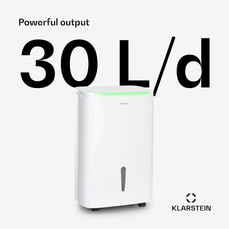 DryFy Connect 30 luchtontvochtiger WiFi compressie 30l/d 25-30m², wit 30l/24h | Wit