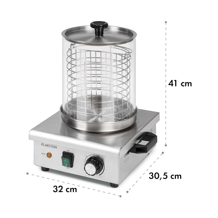 Pro Wurstfabrik 450 Hot Dog Maker 450W 5L 30-100 ° C Glass Stainless Steel 450 W