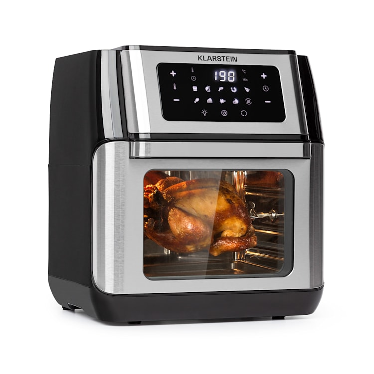 AeroVital Fry Friggitrice ad Aria 1500W 10l 9 Programmi nero/argento 
