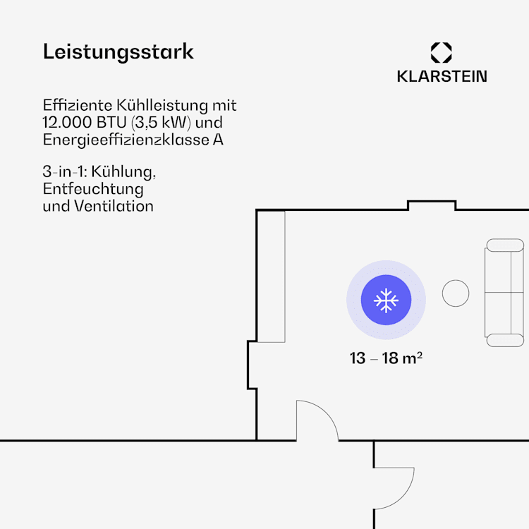 Climatiseur 3 en 1 Iceblock Prosmart 12 12 000 BTU App Control 12.000 BTU | Blanc