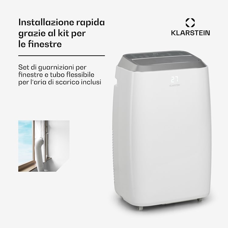 Iceblock Prosmart 12 climatizzatore 3 in 1, 12.000 BTU, App Control 