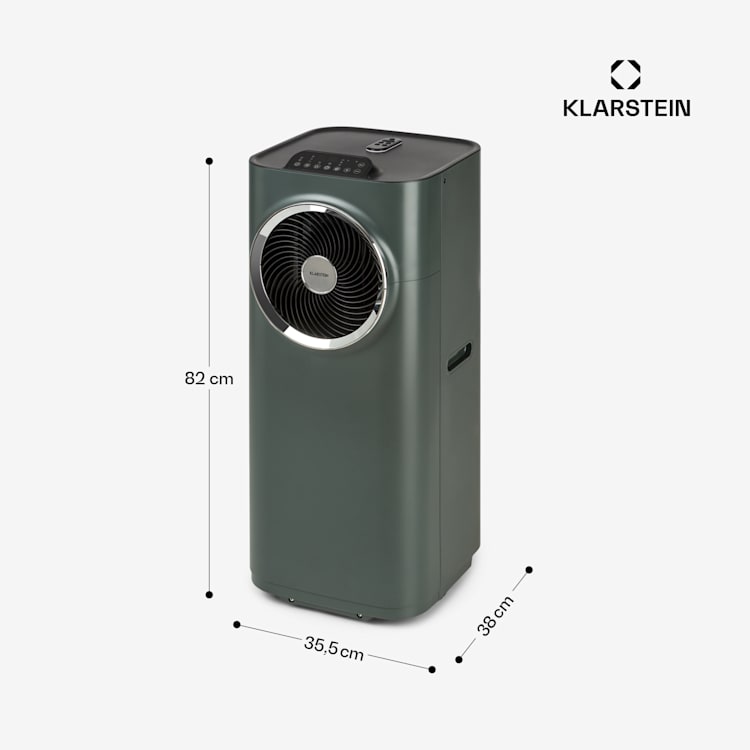 Klarstein Kraftwerk Smart 12K Klimaanlage 3-in-1 12000 BTU App 12.000 BTU | Anthrazit
