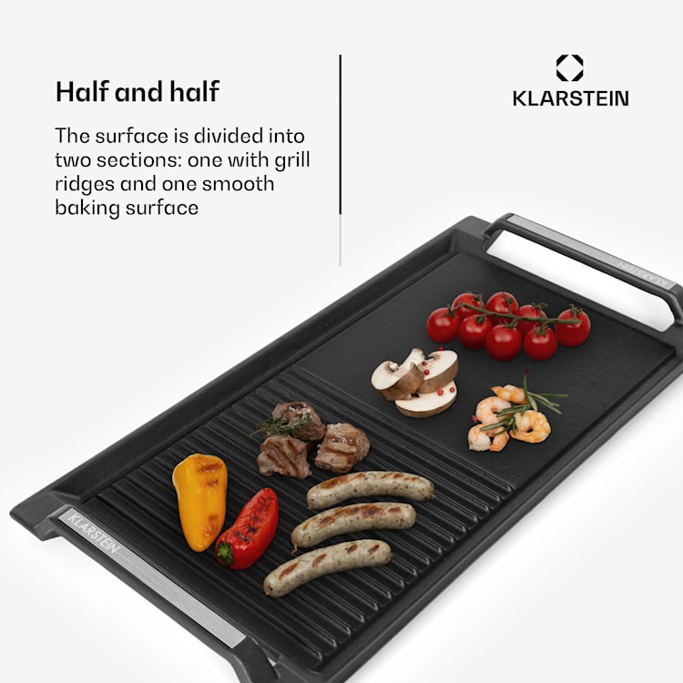 Delicatessa Grill Pan Grill Plate Induction Hob Accessories Black 