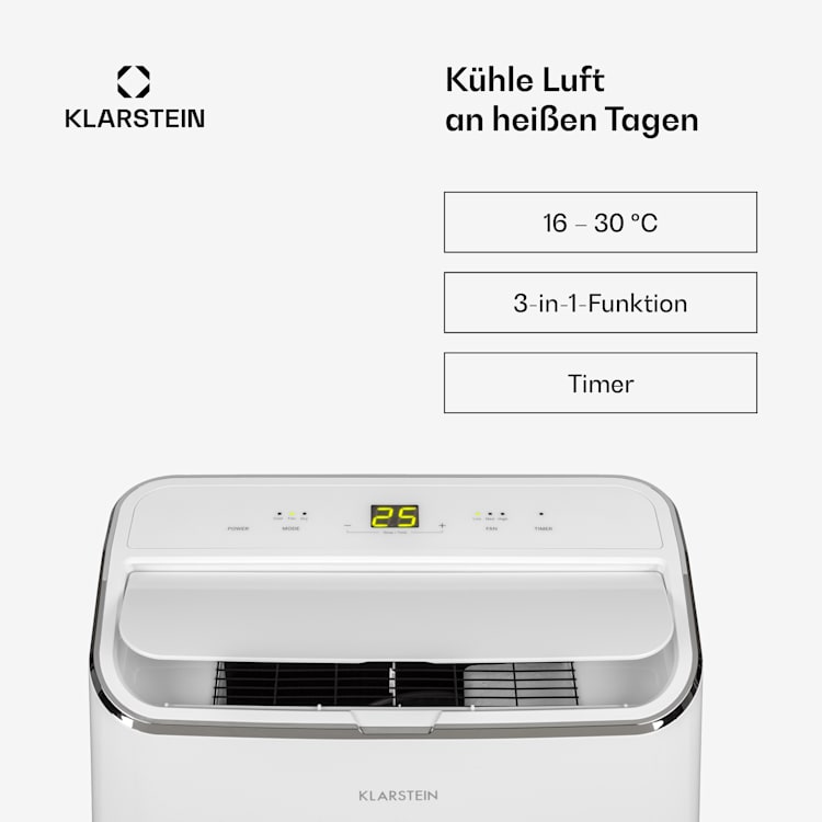 Iceblock Klimaanlage 3-in-1 12.000 BTU/3,5 kW 400 m³/h max. 