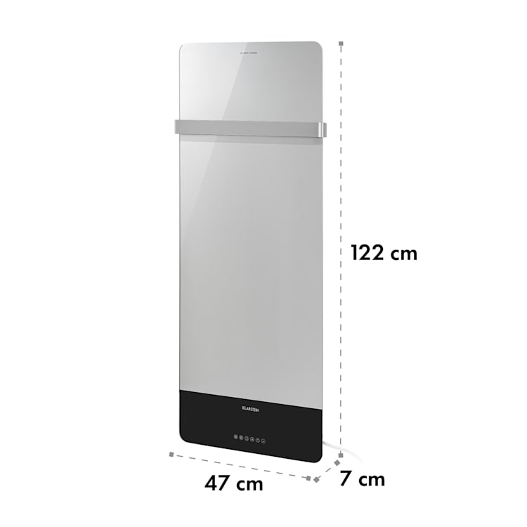 Hot Spot Crystal Reflect Smart radiateur infrarouge 850 W appli minuterie miroir 850 W | Oui