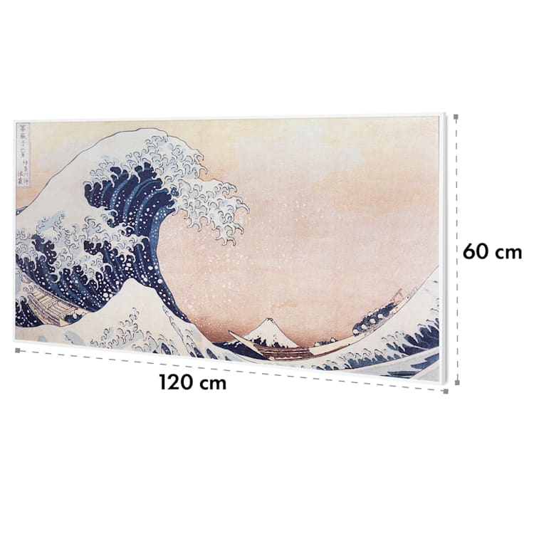 Wonderwall Air Art Smart, infracrveni grijač, 120 x 60 cm, 700 W, aplikacija, valovi 120 x 60 cm | 700 W | Val