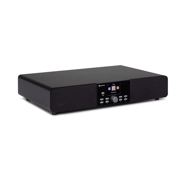 Stealth Base Connect Soundbase, Bluetooth, internet/DAB+FM, USB, AUX Čierna