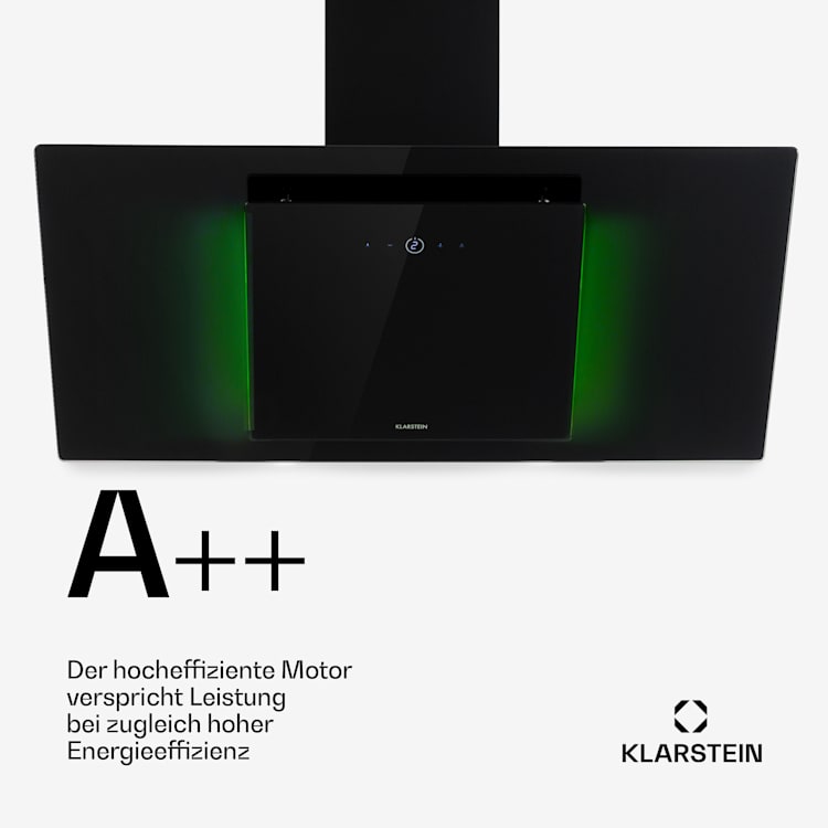 Eleonora 90 Dunstabzugshaube 420 m³/h Touch-Panel Ambiente-Licht 