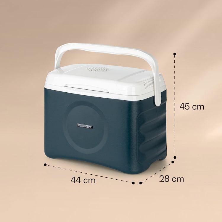 BeerBelly 21 Elektrische Kühlbox Kühl-& Warmhaltefunktion USB-Port ECO-Modus Ozeanblau