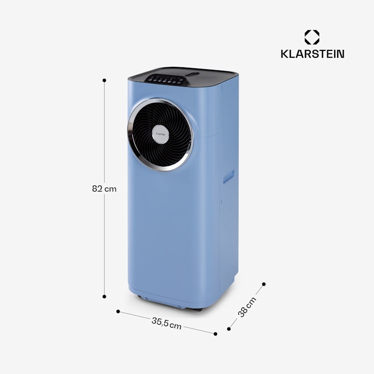 Kraftwerk Smart 10K Klimaanlage 3-in-1 10000 BTU App-Steuerung  Fernbedienung 10.000 BTU | Mittelblau