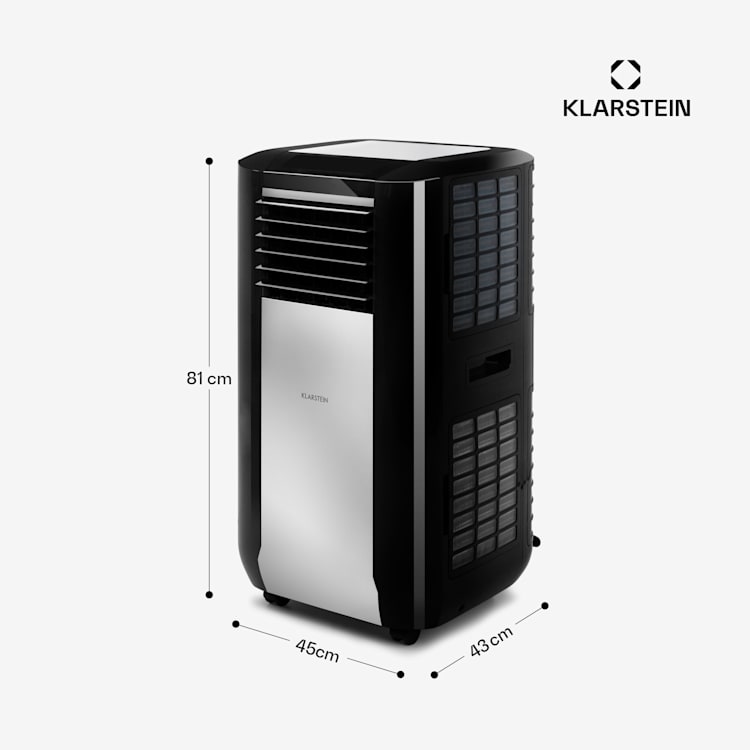 Max Breeze Smart climatiseur mobile 15000 BTU/h (4,4 kW) EEC A Noir