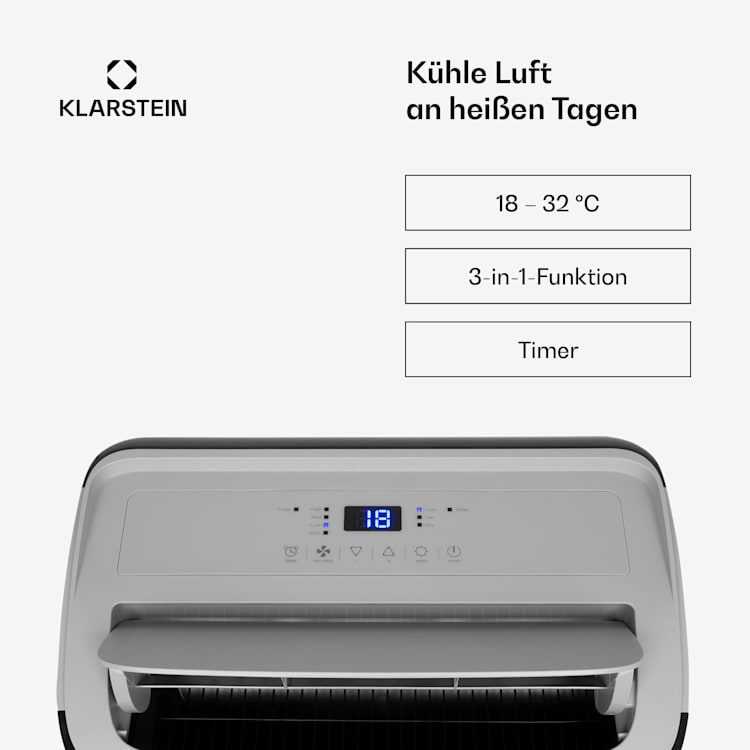 Grandbreeze Pro 14K Klimaanlage 3-in-1 460 m³/h 14.000 BTU/4,1 kW 