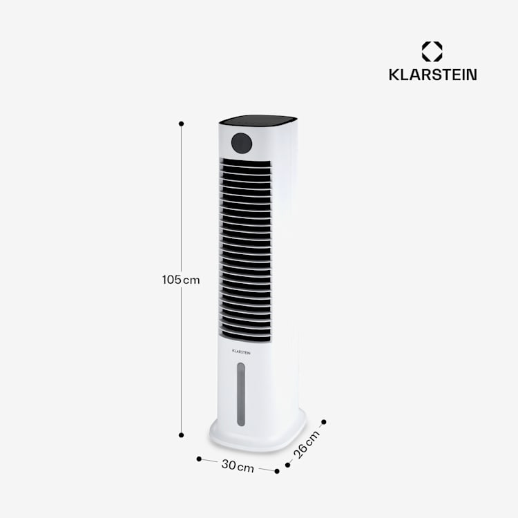 Skytower Grand Smart, Raffreddatore Evaporativo, Portatile, 8L, 480 m³/h, 80W 480 m³/h | Sì | Bianco