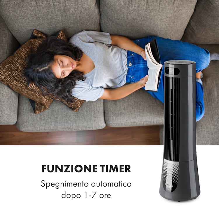 Skyscraper Frost - Raffrescatore evaporativo, 45 W, 7 litri, 2 piastre eutettiche, portatile 