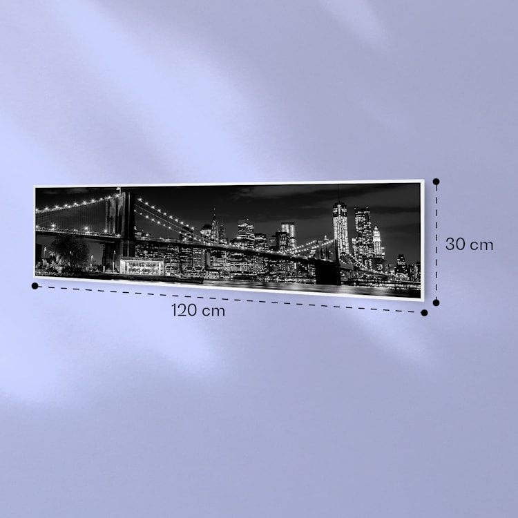 Wonderwall Air Art Smart Riscaldatore a infrarossi Ponte 120x30cm 350W 