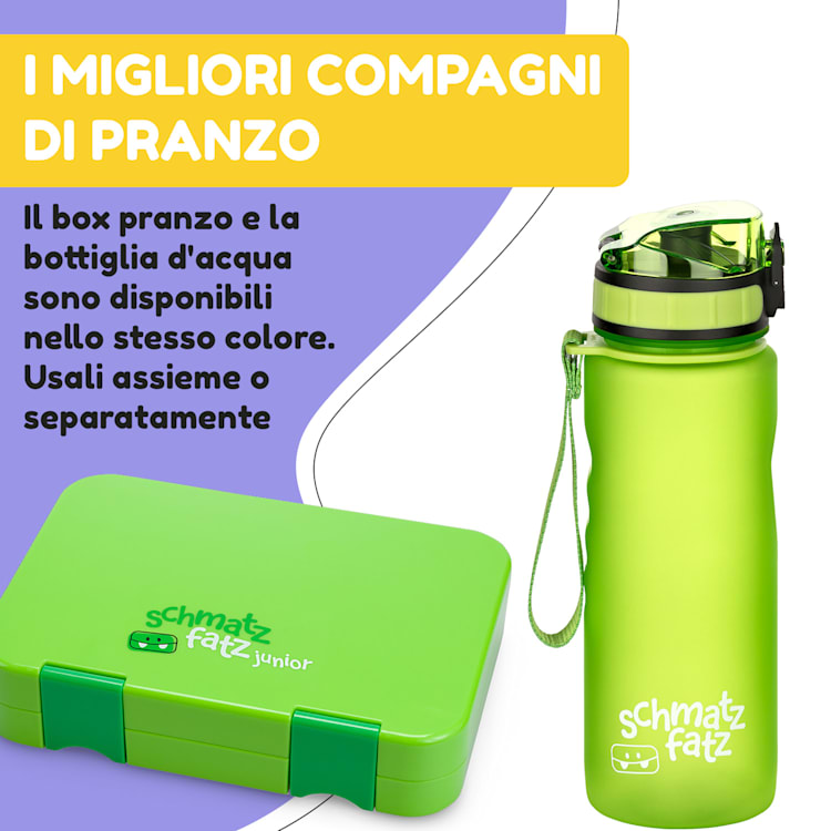 schmatzfatz, Borraccia Sportiva, 500 ml, 24 cm, Tritan 