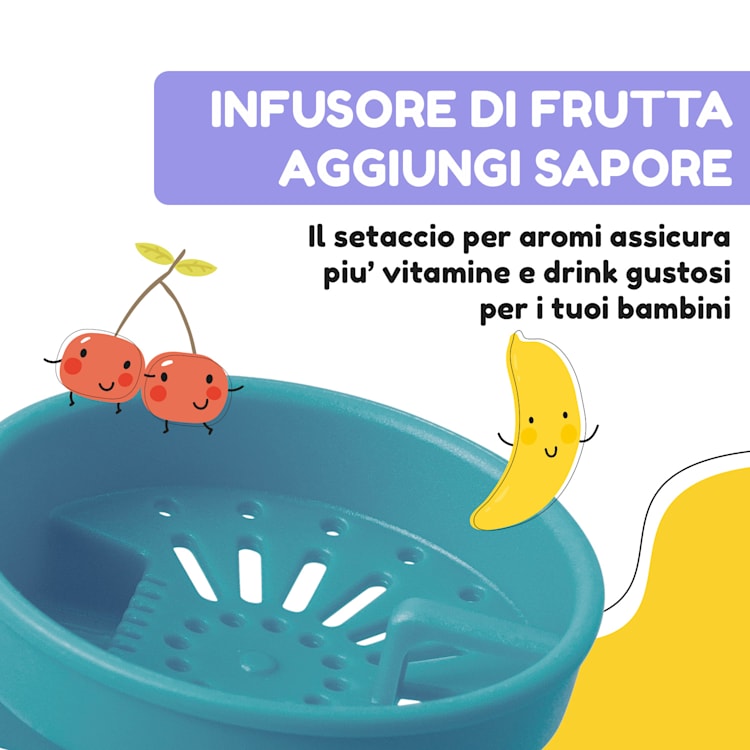 schmatzfatz, Borraccia Sportiva, 500 ml, 24 cm, Tritan 500 ml | Turchese