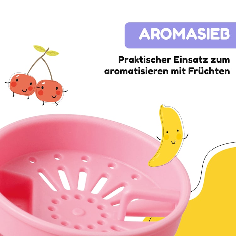 schmatzfatz Trinkflasche Sportflasche 350 ml 18 cm Tritan 