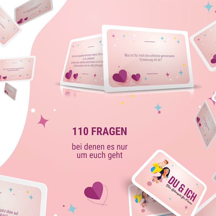 Du&Ich - Das Liebesquizz für Paare mit lustigen Fragen 