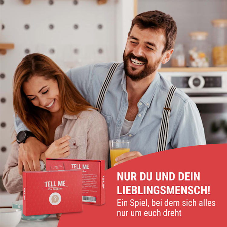 Tell me.. for couples Kennenlernspiel 100+ Fragen Spieler: 2 Alter: Erwachsene 