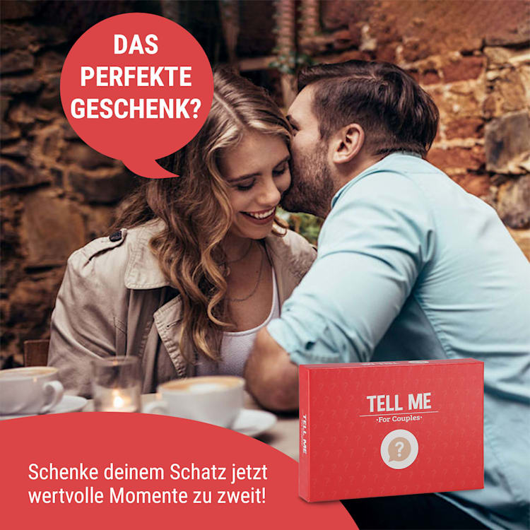 Tell me.. for couples Kennenlernspiel 100+ Fragen Spieler: 2 Alter: Erwachsene 