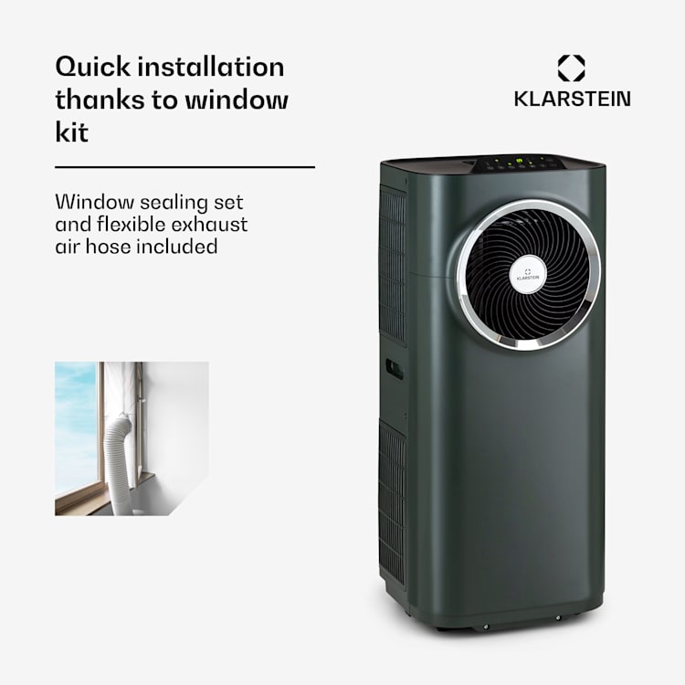 Energiecentrale Eco Smart 11 airconditioning 3-in-1 11.500 BTU app-bediening via de afstandsbediening  Antraciet