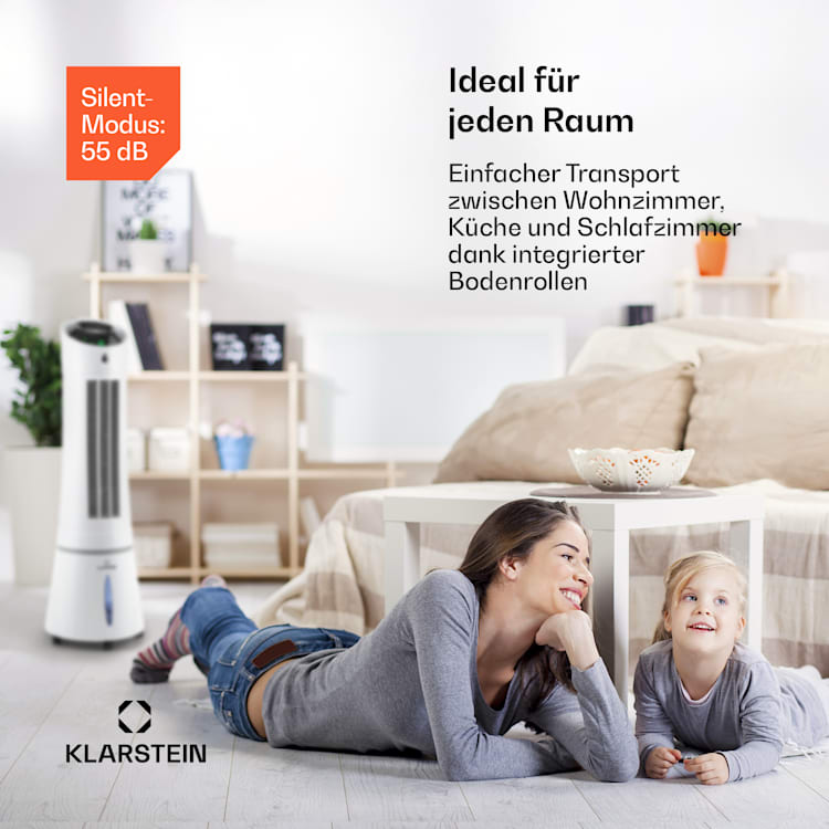 Skyscraper Ice Smart 4-in-1 Refroidisseur d'air & Ventilateur WiFi 210m³/h Télécommande 210 m³/h | Oui | Blanc