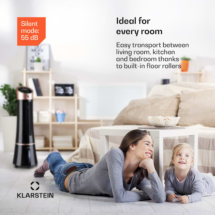 Skyscraper Ice Smart 4-in-1 ilmanjäähdytin ja tuuletin WiFi 210m³/h kaukosäädin 210 m³/h | Kyllä | Musta / Ruusukulta Metallinen