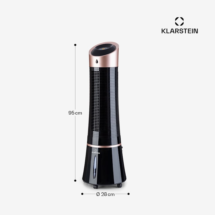Skyscraper Ice Smart 4-in-1 ilmanjäähdytin ja tuuletin WiFi 210m³/h kaukosäädin 210 m³/h | Kyllä | Musta / Ruusukulta Metallinen