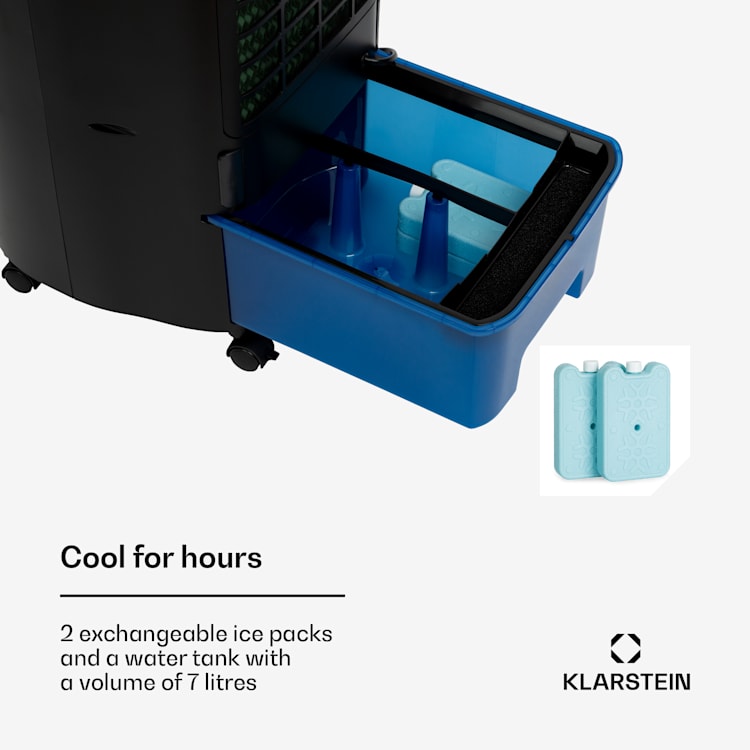 IceWind Plus Smart 4-in-1 luchtkoeler ventilator luchtbevochtiger luchtreiniger bediening met app 330 m³/h | Ja | Zwart / Antiek Goud Metallic