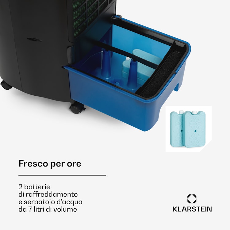 IceWind Plus Smart Smart 4-in-1 Raffreddatore d'aria ventilatore umidificatore purificatore d'aria Controllo tramite App 330 m³/h | Sì | Nero