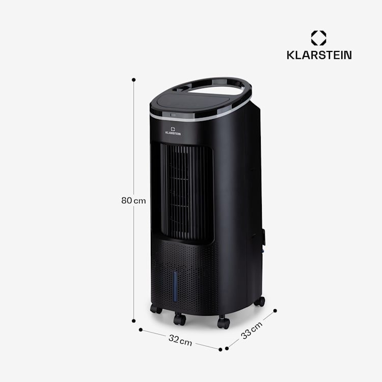 IceWind Plus Smart Smart 4-in-1 Raffreddatore d'aria ventilatore umidificatore purificatore d'aria Controllo tramite App 330 m³/h | Sì | Nero