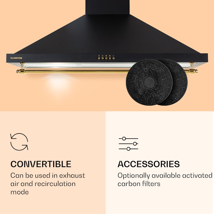 Montblanc 90, napa, 610 m³/h. 165 W, 2 x 1,5 W, LED, letev 
