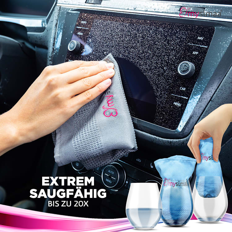 Professional Cleaning Cloths Chiffon de nettoyage en microfibres 40x40 cm Multi