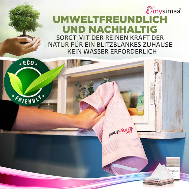 Professional Cleaning Cloths Chiffon de nettoyage en microfibres 40x40 cm Multi