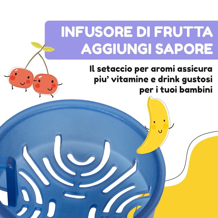 Wakaba - Borraccia da 400 ml, Tritan senza BPA 400 ml | Navy Space