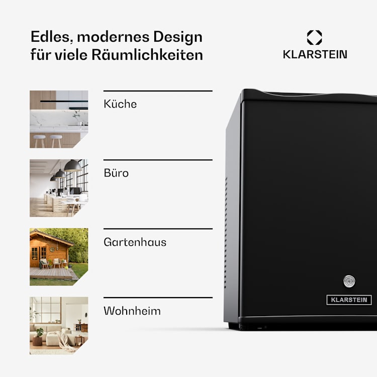 Matterhorn 28 Mini-réfrigérateur 28 litres 35 dB compact verrouillable 28 L | Noir