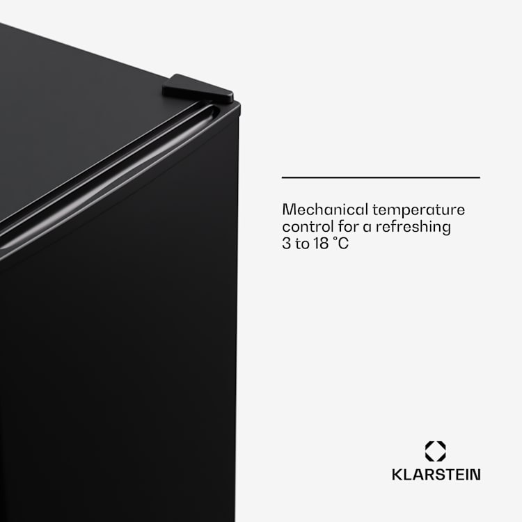 Mini-frigorífico Matterhorn 68, 68 litros 35 dB compacto com fechadura 68 L | Preto
