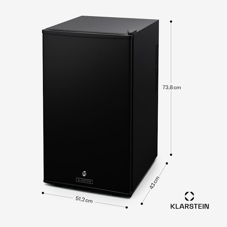 Mini-frigorífico Matterhorn 68, 68 litros 35 dB compacto com fechadura 68 L | Preto