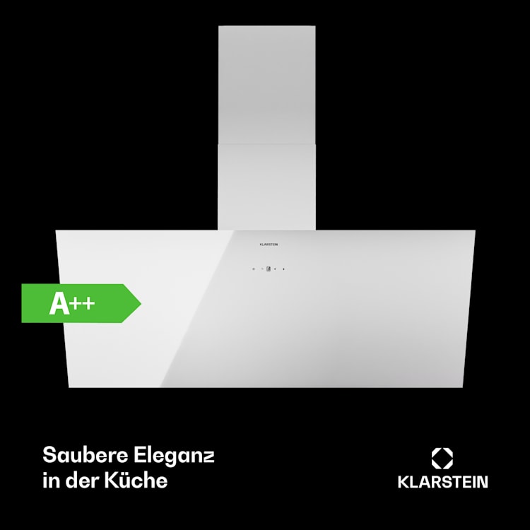 Laurel 90 Dunstabzugshaube 90cm Abluft: 247 m³/h LED Touch 