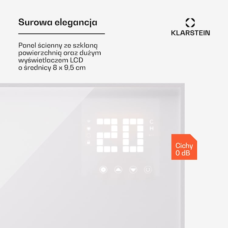 Wonderwall Smart Bornholm, panel grzewczy na podczerwień, grzejnik, promiennik, 480 W, 100 x 55 cm, sterowanie za pomocą aplikacji 
